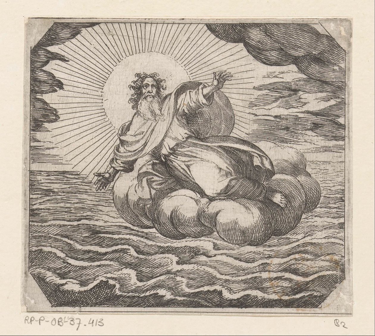 Deus cria o céu e a terra Criação (título da série) de Antonio Tempesta