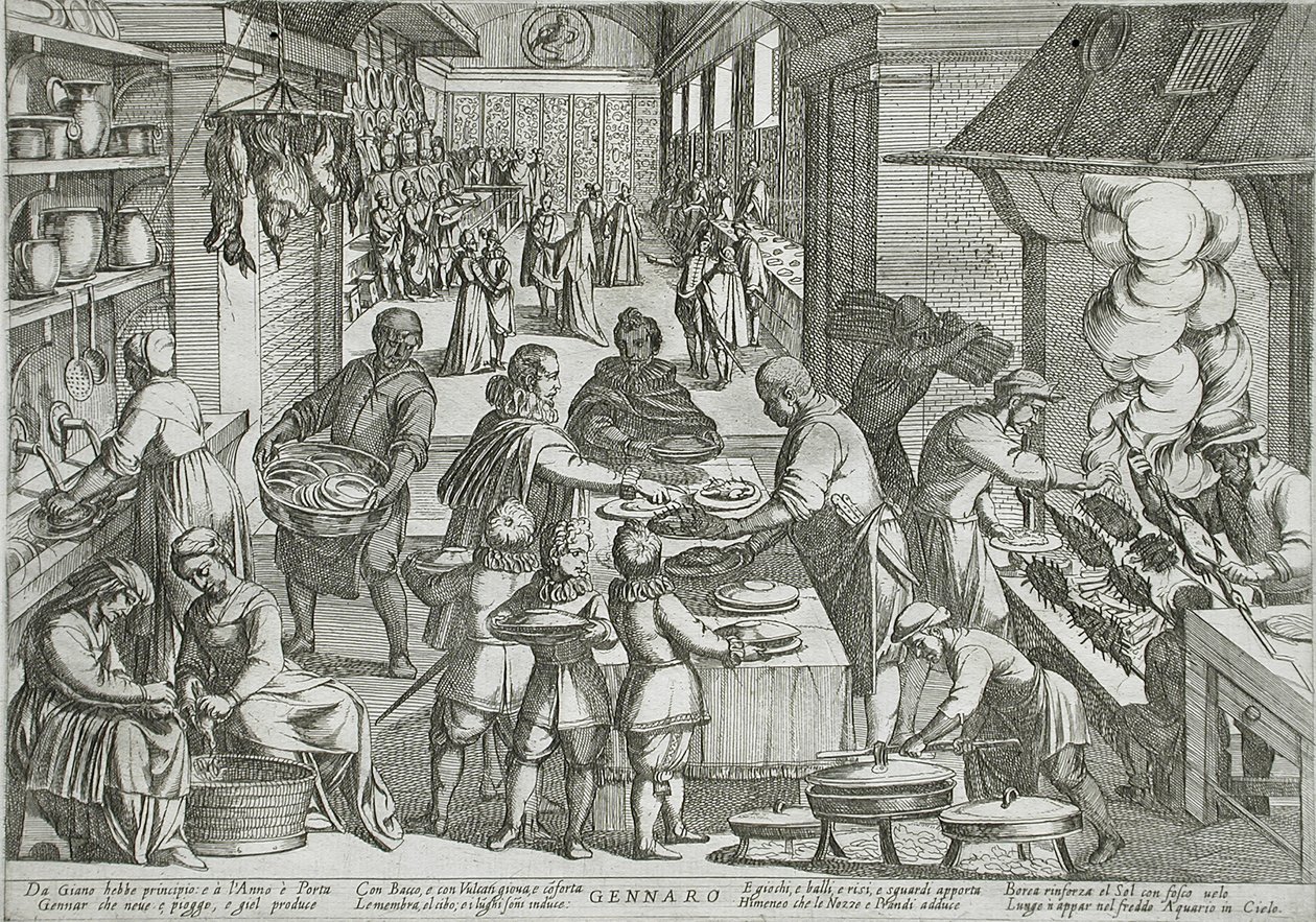Janeiro: Uma cozinha de Antonio Tempesta