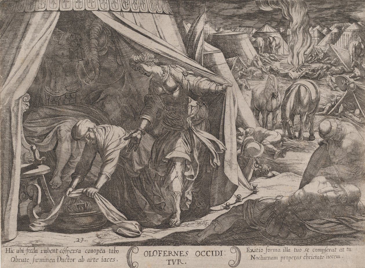 Gravura 23: Judite e Holofernes, de 