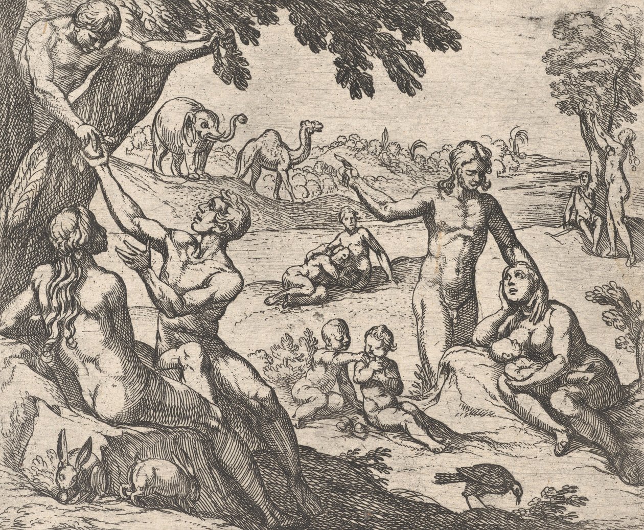 Gravura 3: A Idade do Ouro Aetas aurea, das 