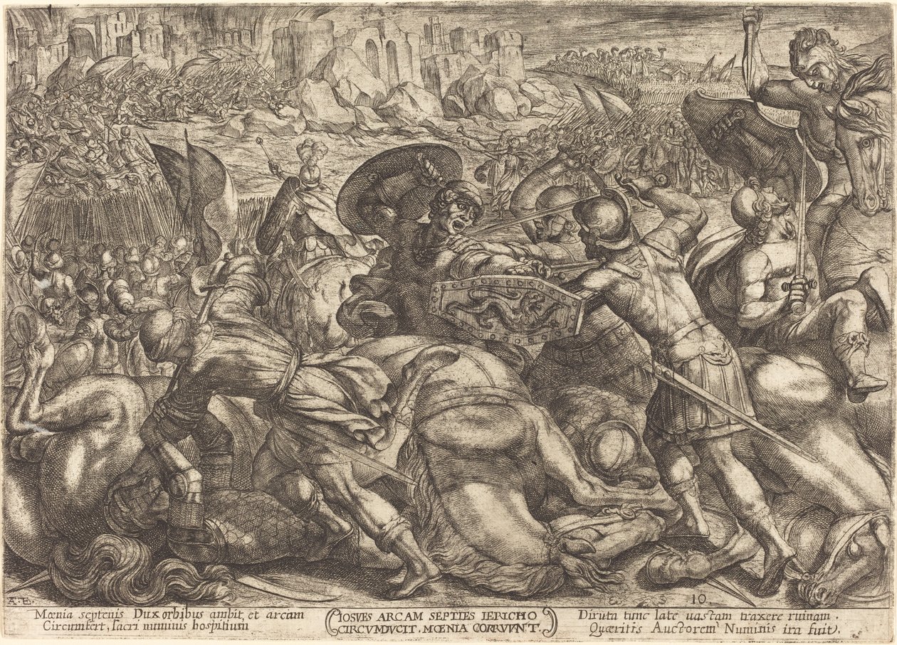 A tomada da cidade de Jericó de Antonio Tempesta