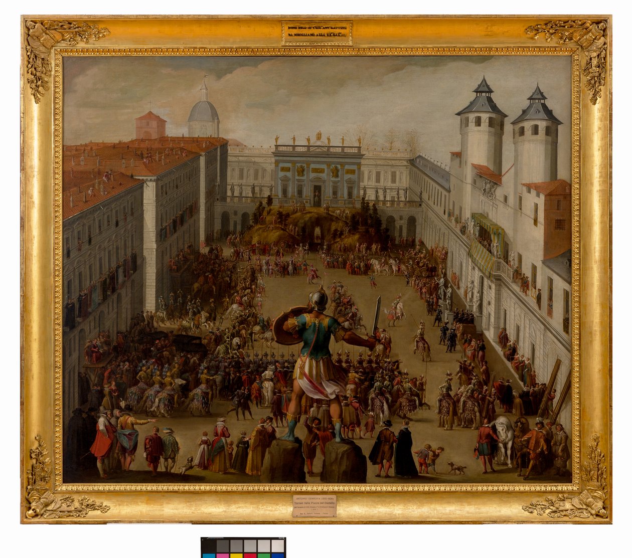 Torneio na Piazza del Castello, Turim, 1620 de Antonio Tempesta
