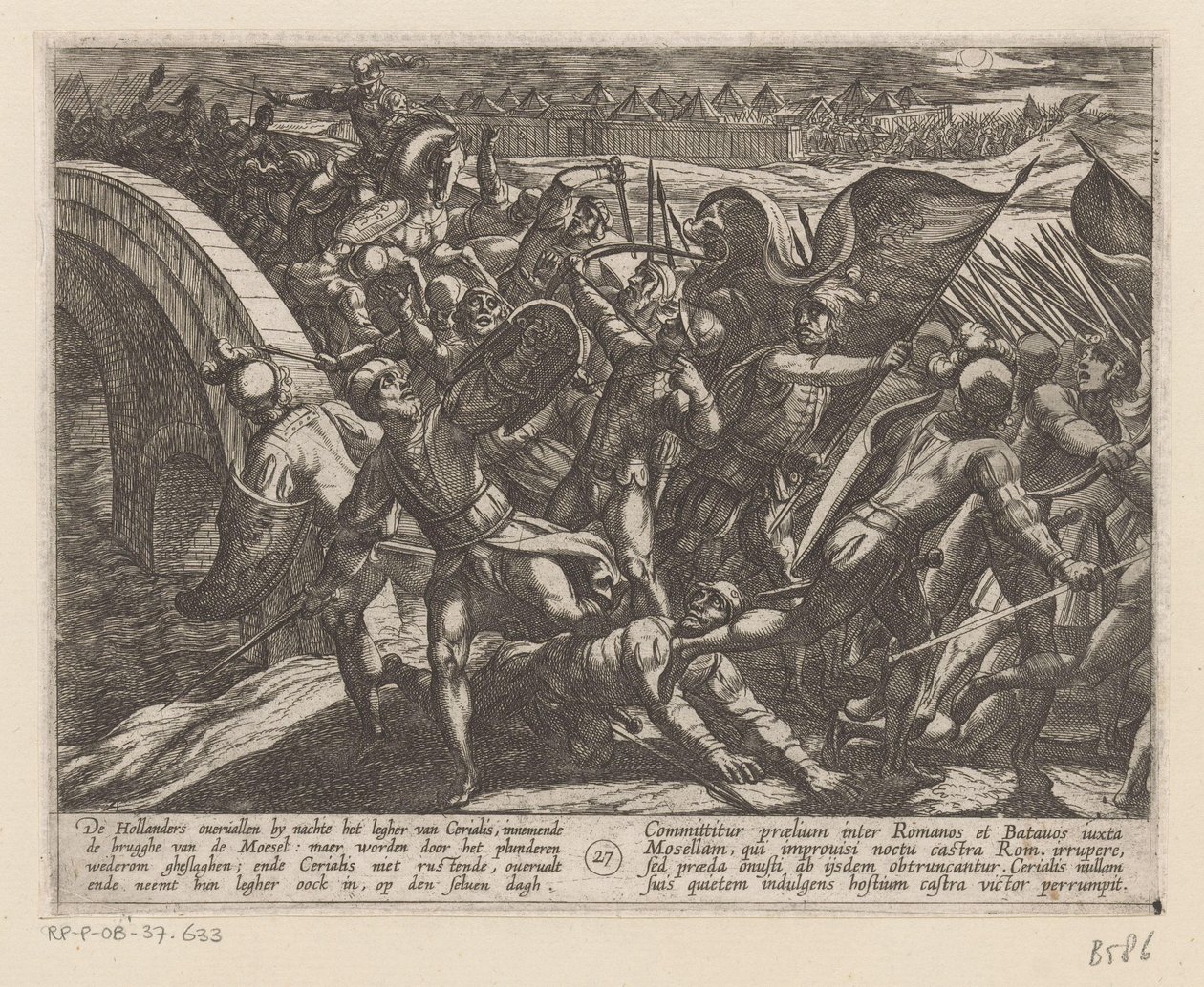 Ataque surpresa ao acampamento romano no rio Mosela
As guerras Batavianas contra os Romanos (título da série)
Batavorum cum Romanis Bellum (título da série) de Antonio Tempesta