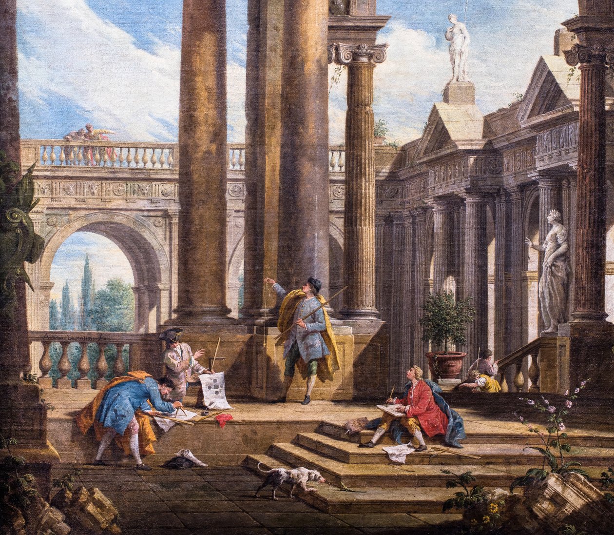 Fantasia arquitetónica de Antonio Visentini
