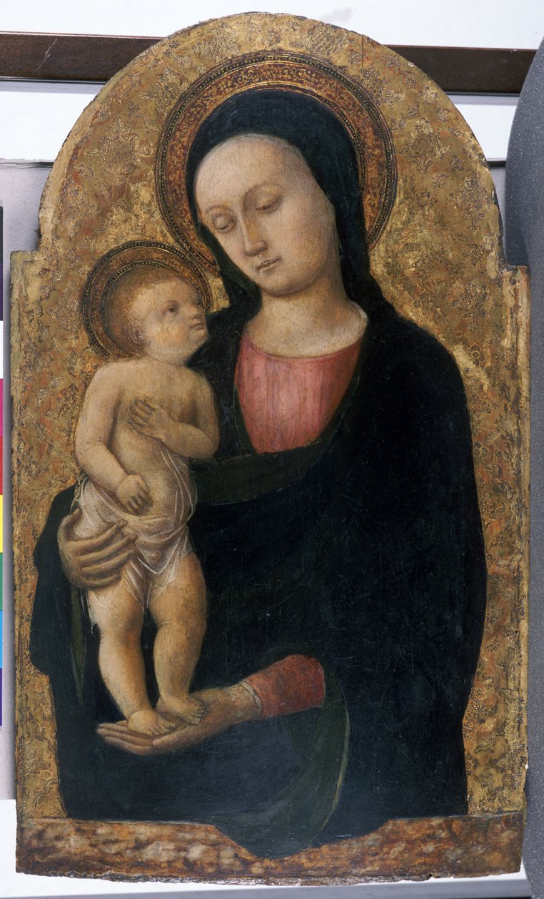 Madonna e Criança, c.145060 (têmpera sobre madeira) de Antonio Vivarini