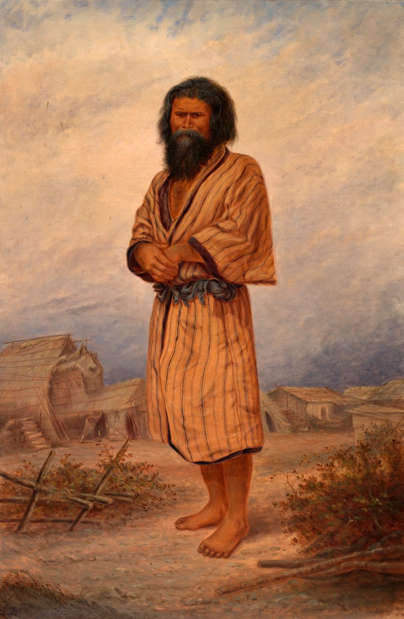 Aino Man, c. 1893 de Antonio Zeno Shindler