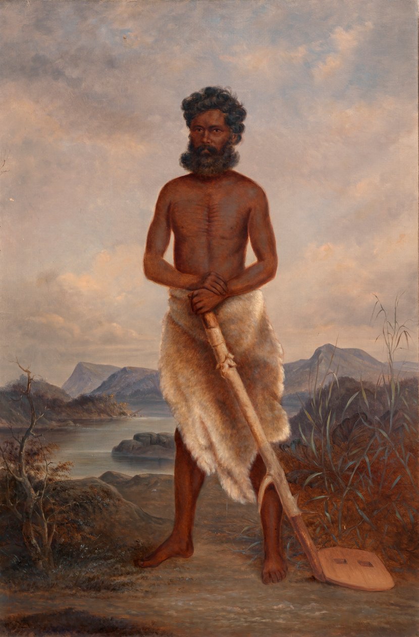 Homem australiano, ca. 1893. de Antonio Zeno Shindler