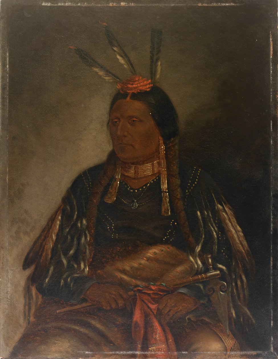 Che-tan-ce-ta Yellow Hawk, ca. 1887. de Antonio Zeno Shindler