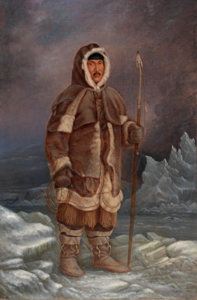 Homem Esquimó, c. 1893. de Antonio Zeno Shindler