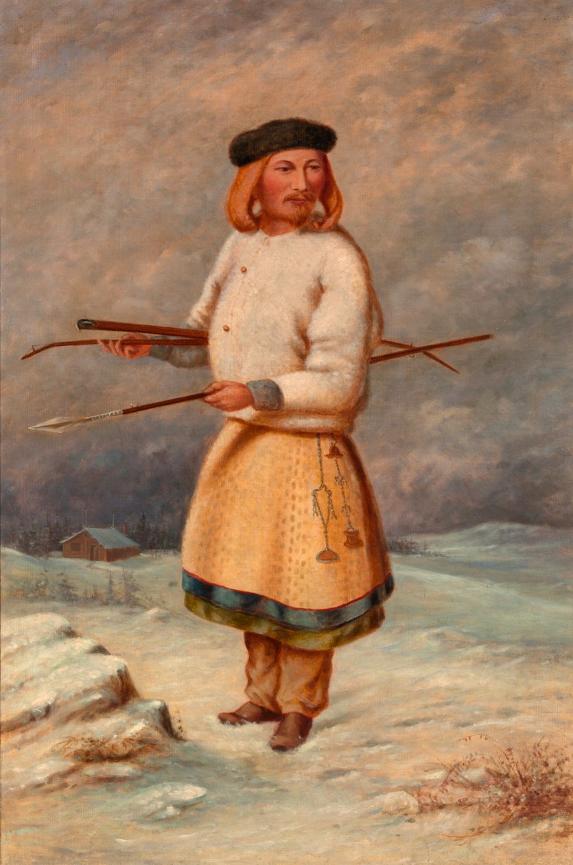 Homem lituano, ca. 1890-1899. de Antonio Zeno Shindler