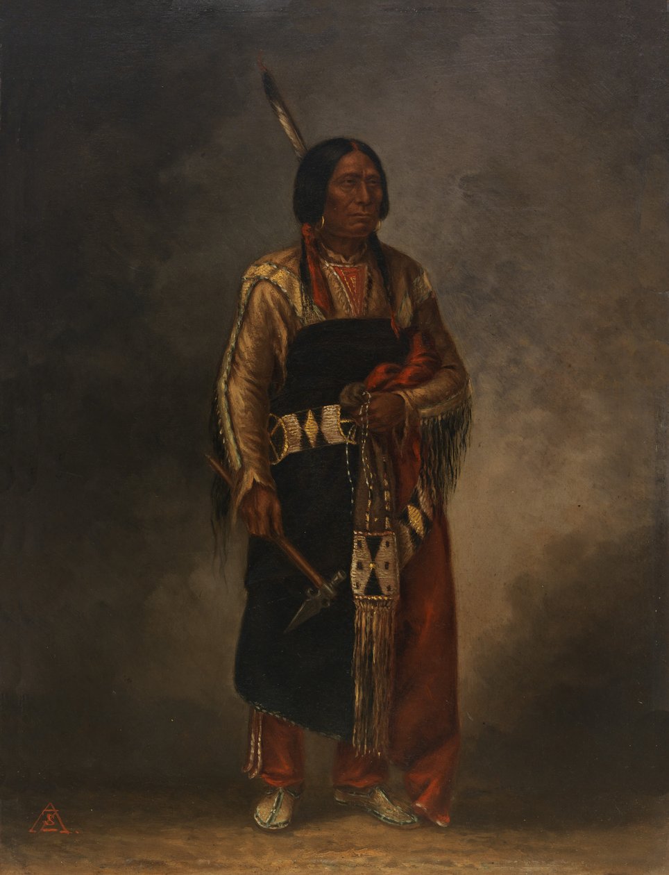 Nuvem Vermelha Make-Fay-It-Loot, CA. 1887. de Antonio Zeno Shindler