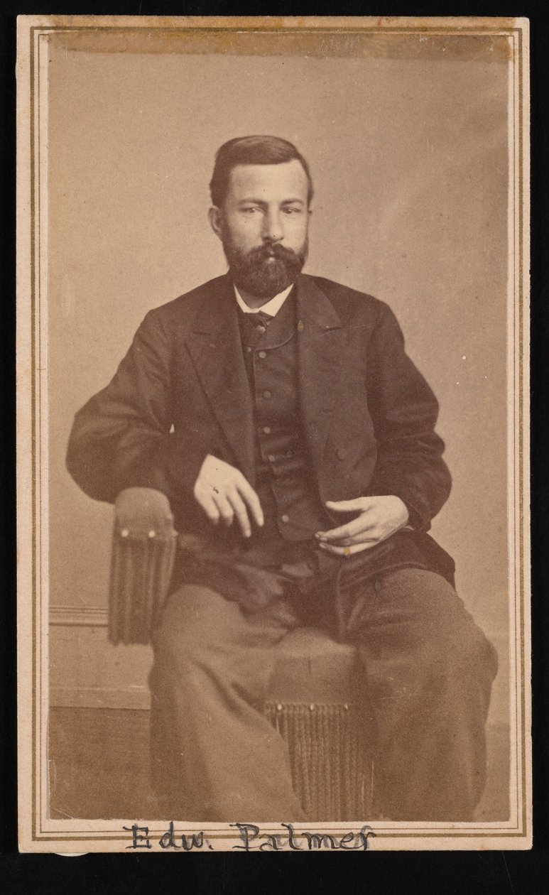 Retrato de Edward Palmer 1829-1911, 1868-1869. de Antonio Zeno Shindler