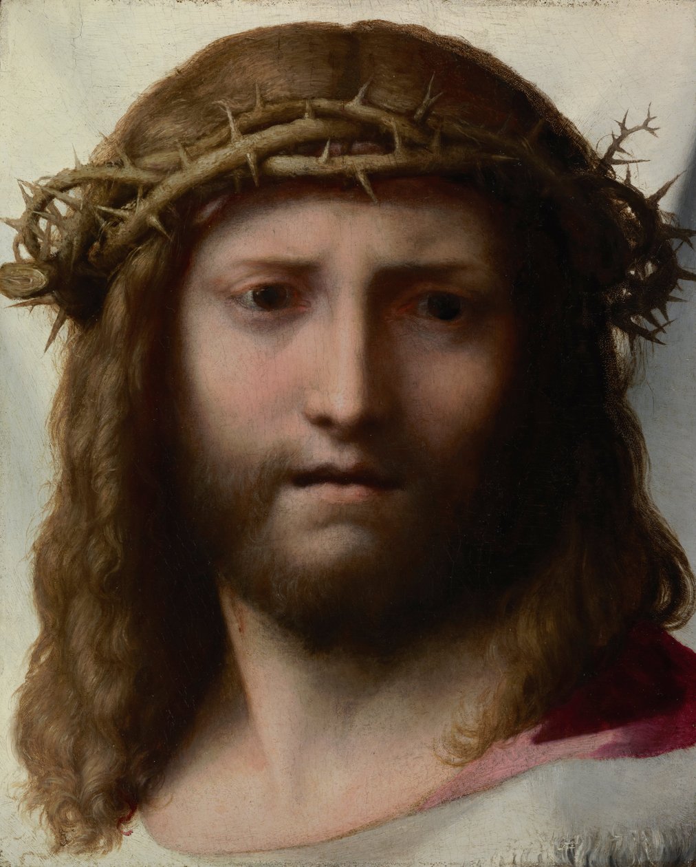 Cabeça de Cristo, 1525-1528 de Antonio da Correggio