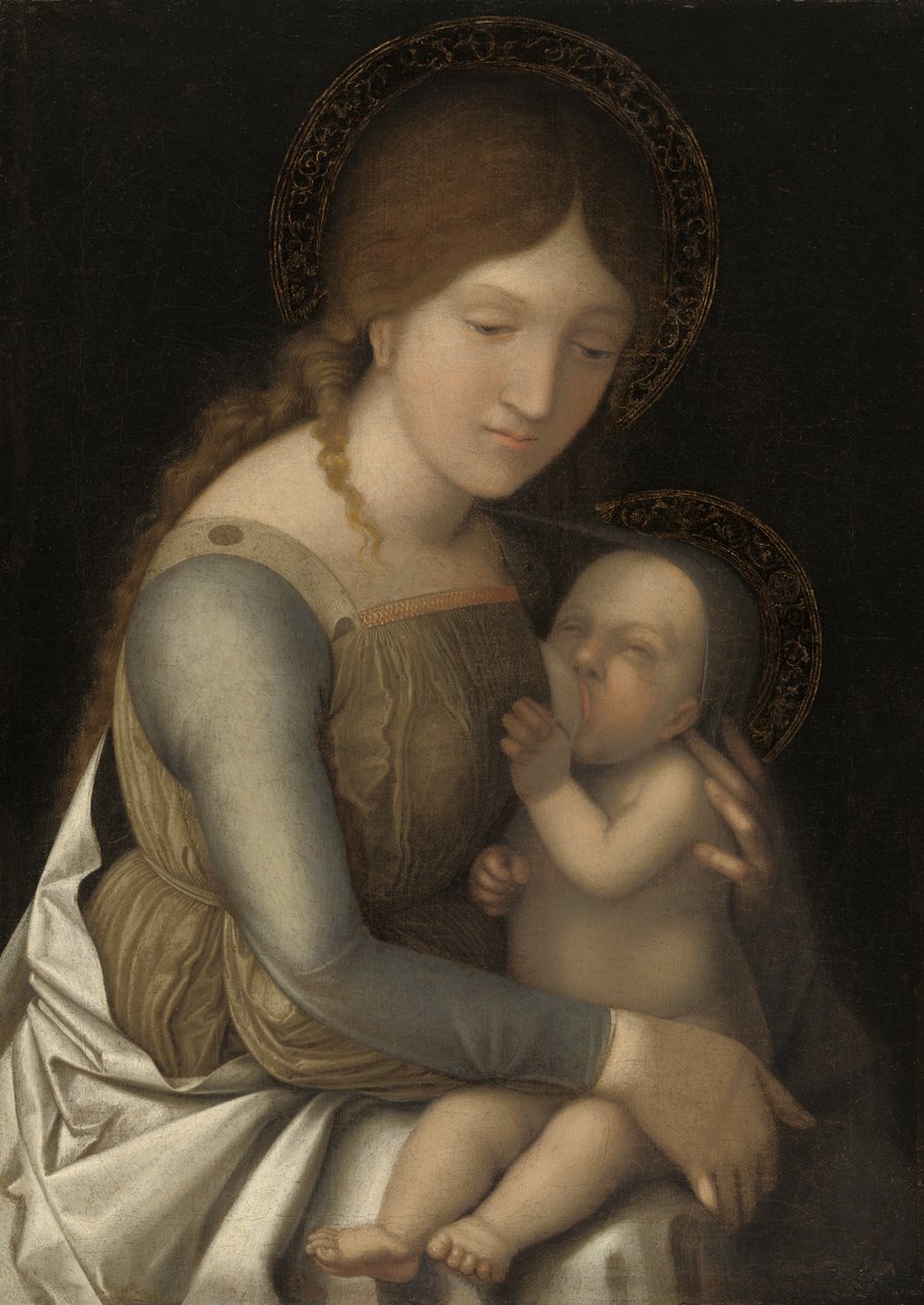 A Madonna e a Criança de Antonio da Correggio