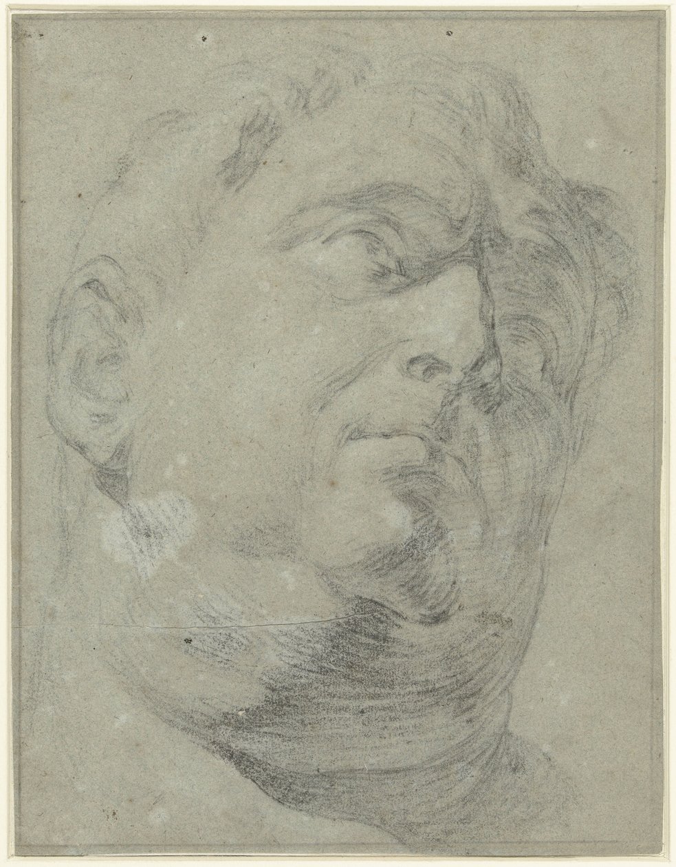 Busto antigo de mármore romano de Presunto Vitellio de Antonio da Cremona