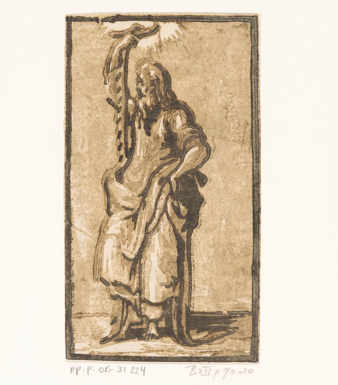 São Simão Cristo e os Doze Apóstolos (título da série) de Antonio da Trento (attributed to)