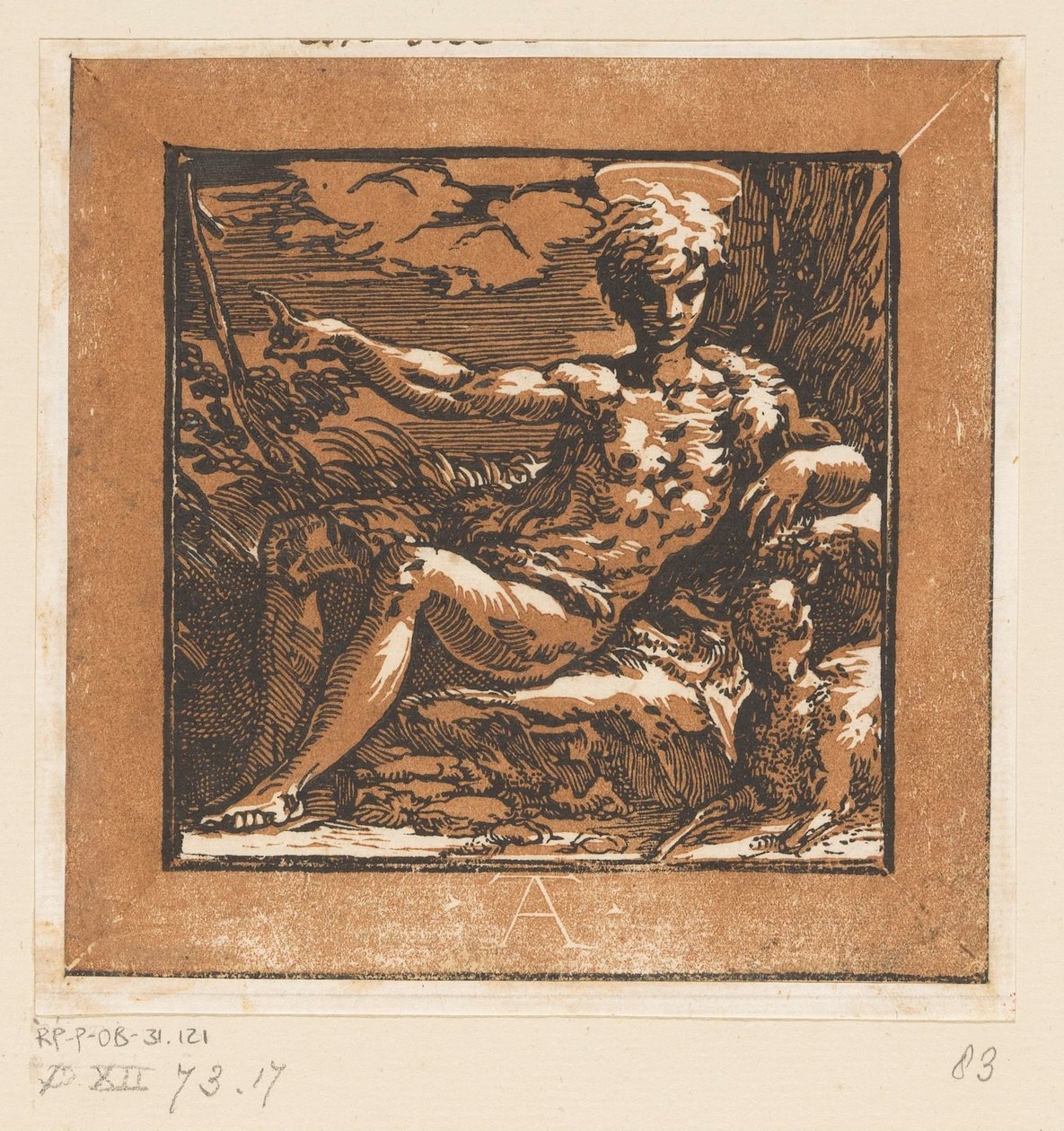 João Baptista no deserto de Antonio da Trento