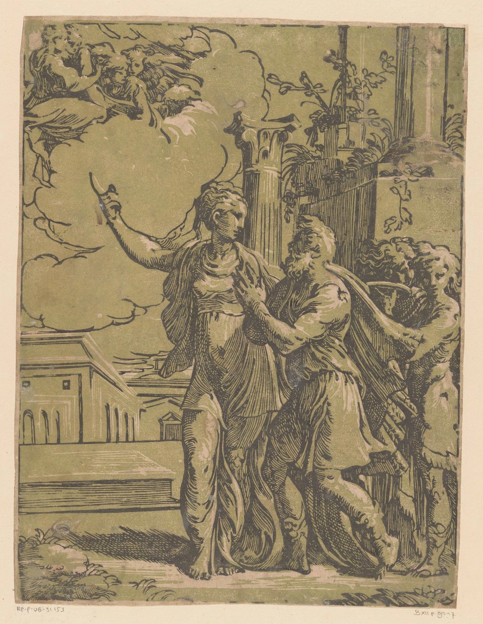 O Imperador Augusto e a Sibila Tiburtino de Antonio da Trento