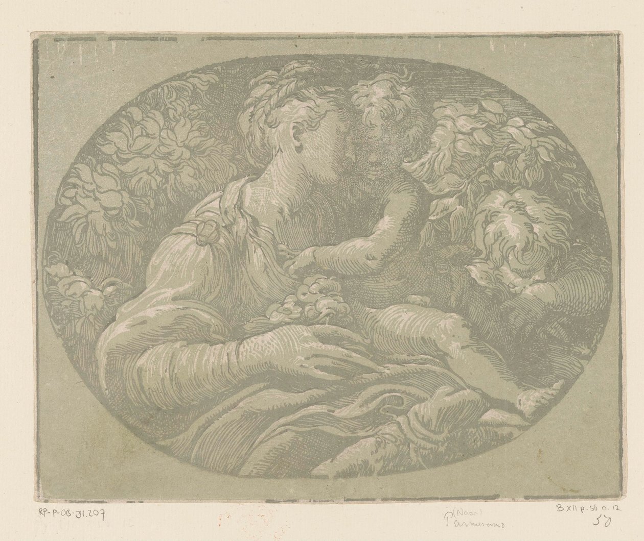 Maria com Criança e João Baptista
Maria com a Rosa de Antonio da Trento