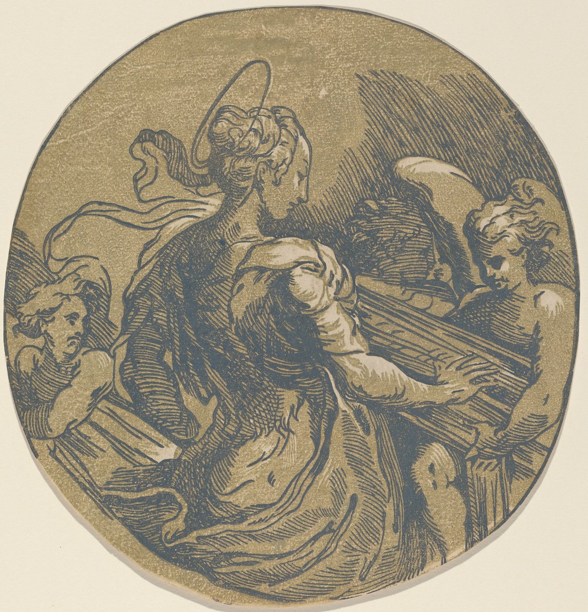 Santa Cecília, primeira metade do século XVI. de Antonio da Trento