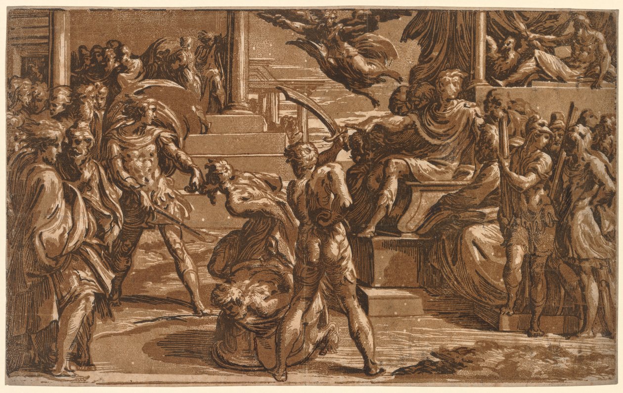 O martírio de São Pedro e São Paulo de Antonio da Trento