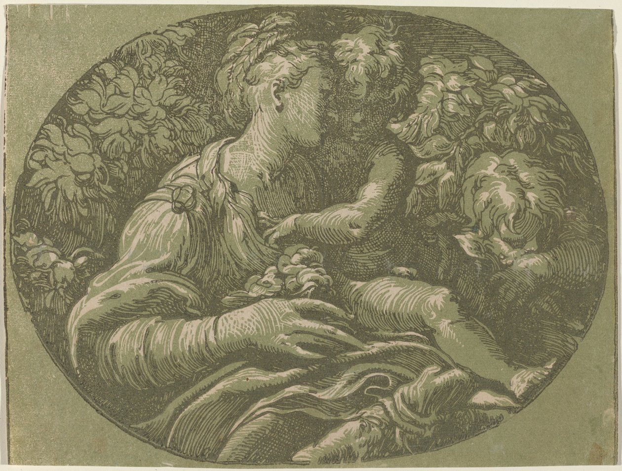 A Virgem com a Rosa. de Antonio da Trento