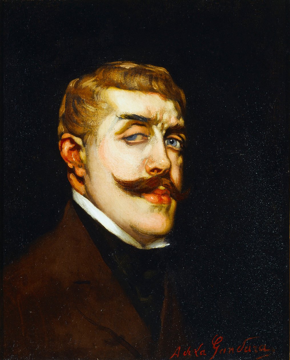 Retrato do poeta Jean Lorrain 1855-1906, c. 1900 de Antonio de la Gandara