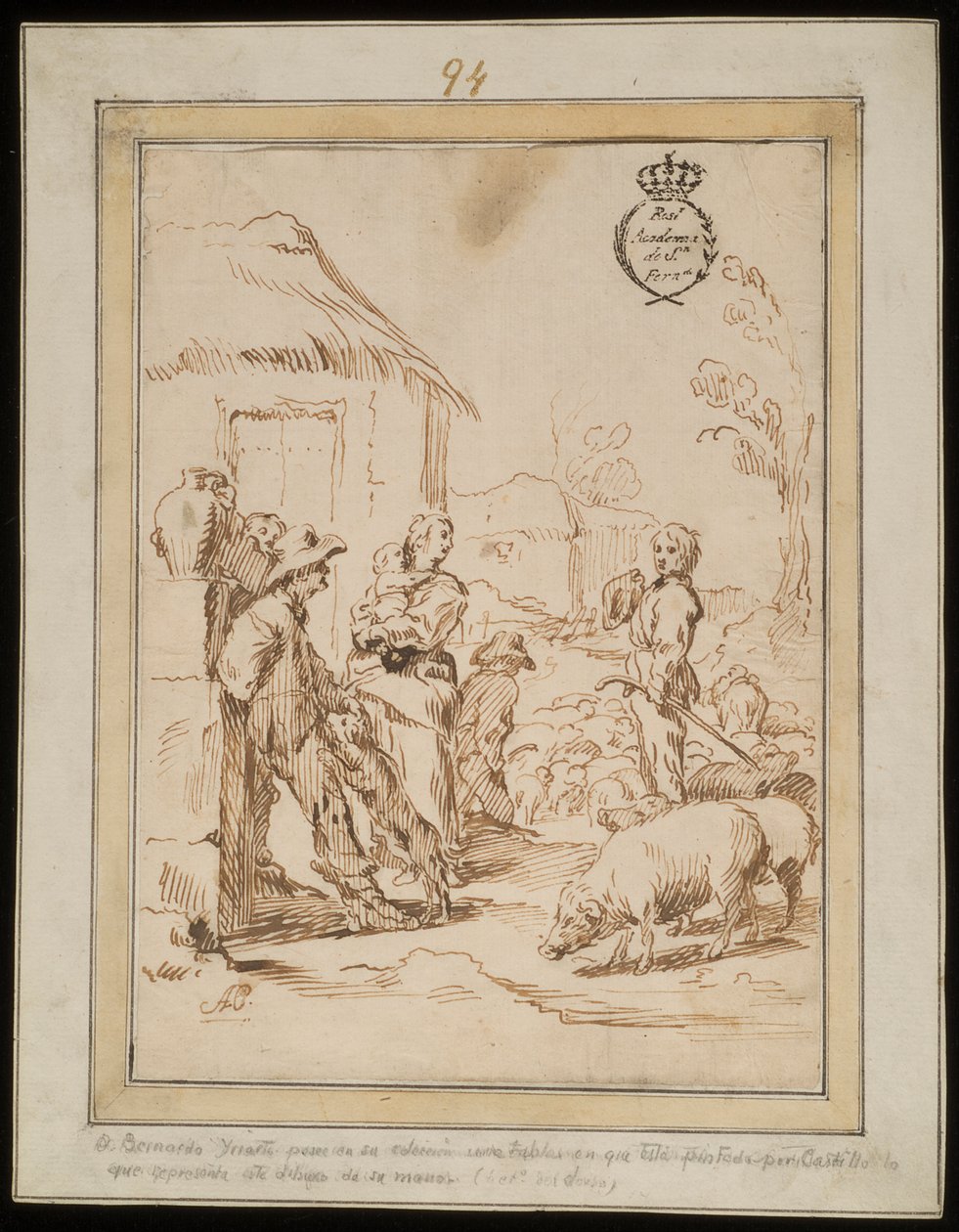 Cena dos pastores de Antonio del Castillo y Saavedra