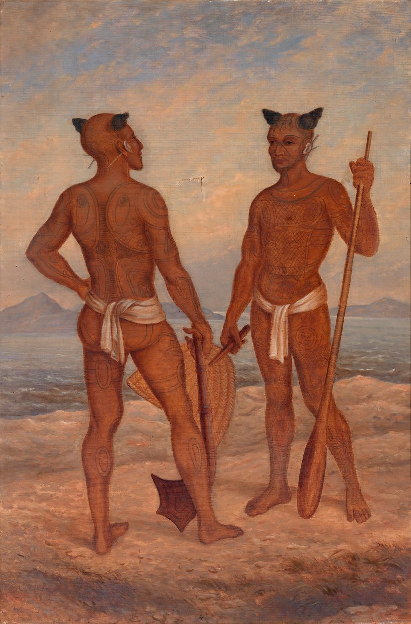 Marquesan Men de Antonion Zeno Shindler