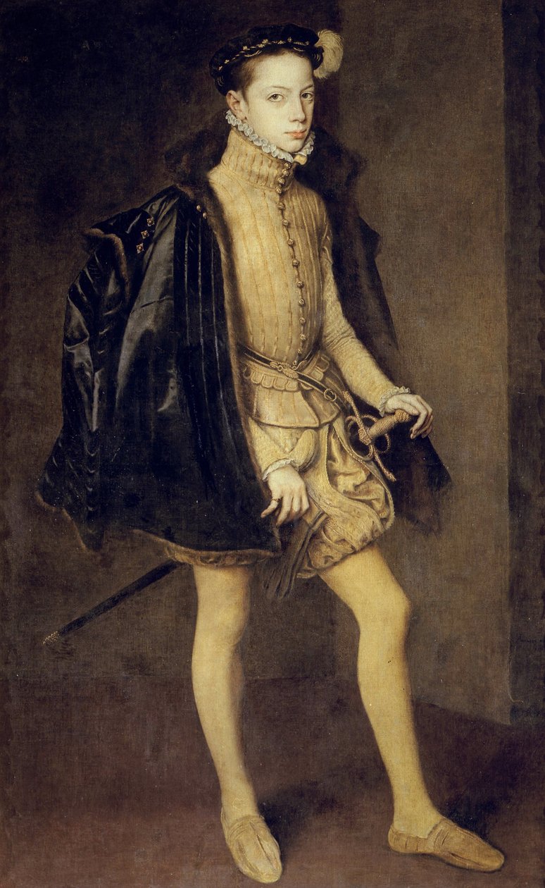 Retrato de Alessandro Farnese 15451592, Duque de Parma, 1557 de Antonis Mor