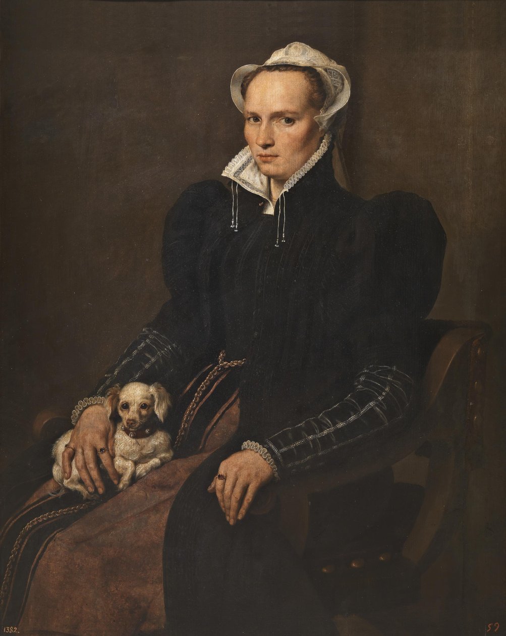 Retrato de uma mulher desconhecida de Antonis Mor