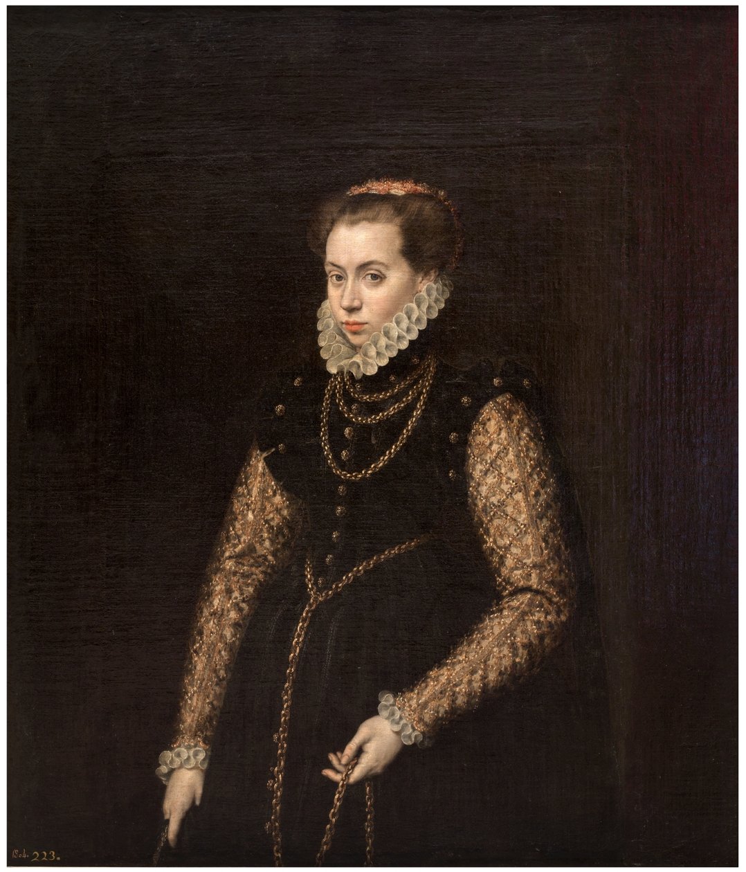 Espanhol:  La dama de las cadenas de oro Senhora das correntes de ouro de Antonis Mor