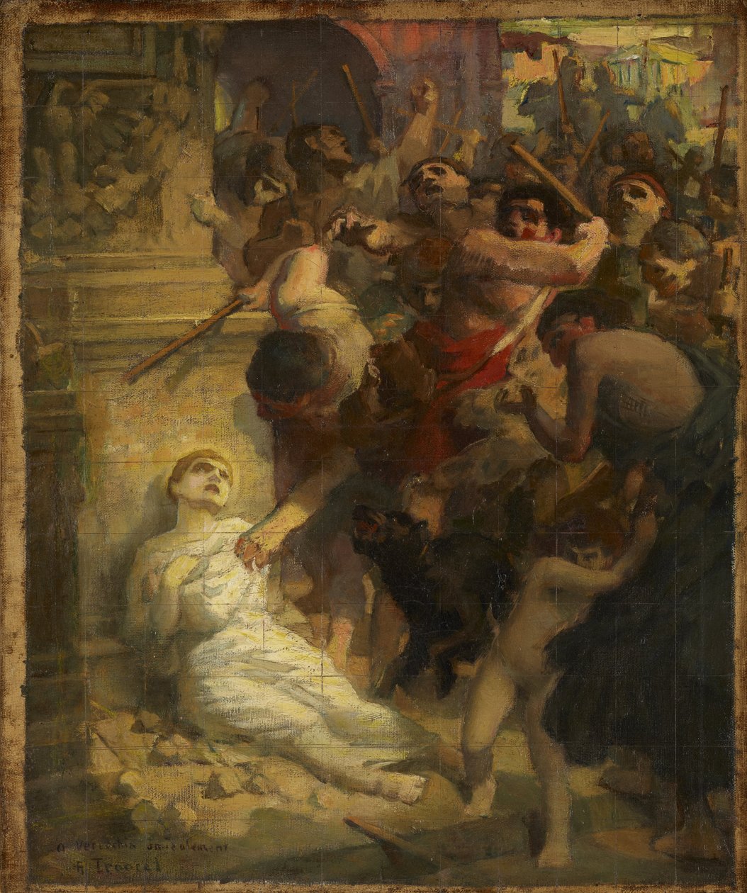 O martírio de São Tarcísio de Antony Troncet