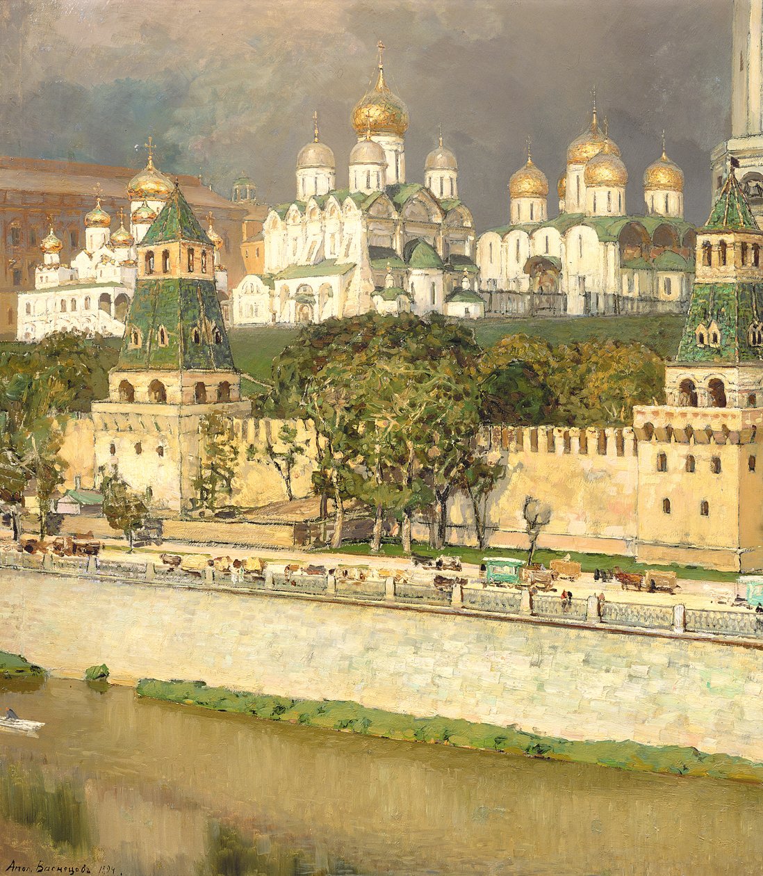 Catedrais do Kremlin de Moscou, 1894 de Apollinari Mikhailovich Vasnetsov