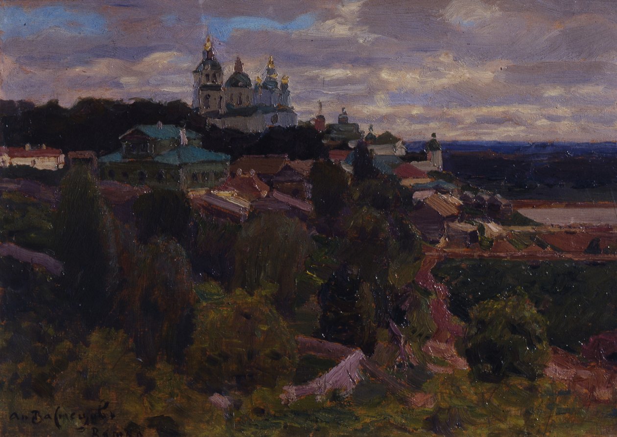 Catedral em Vyatka, 1916 de Apollinari Mikhailovich Vasnetsov