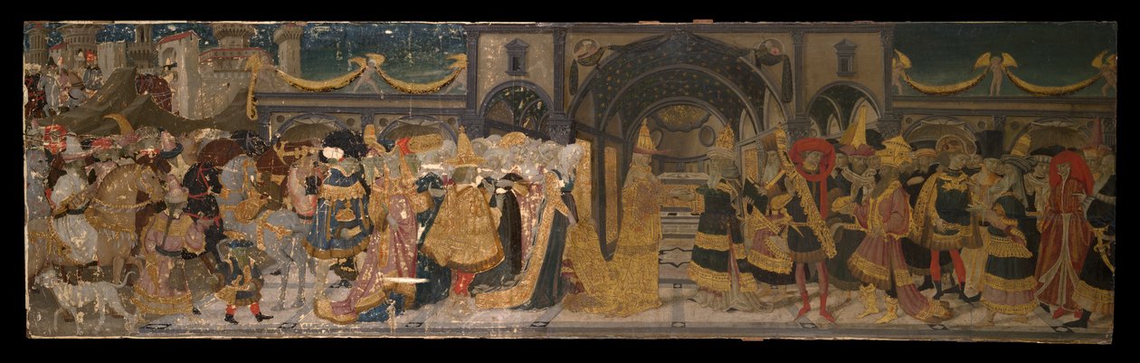 Encontro de Salomão e a Rainha de Sabá de Apollonio di Giovanni
