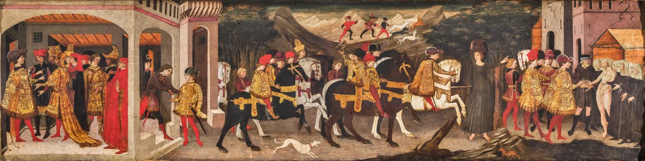 A história de Griselda de Apollonio di Giovanni di Tommaso
