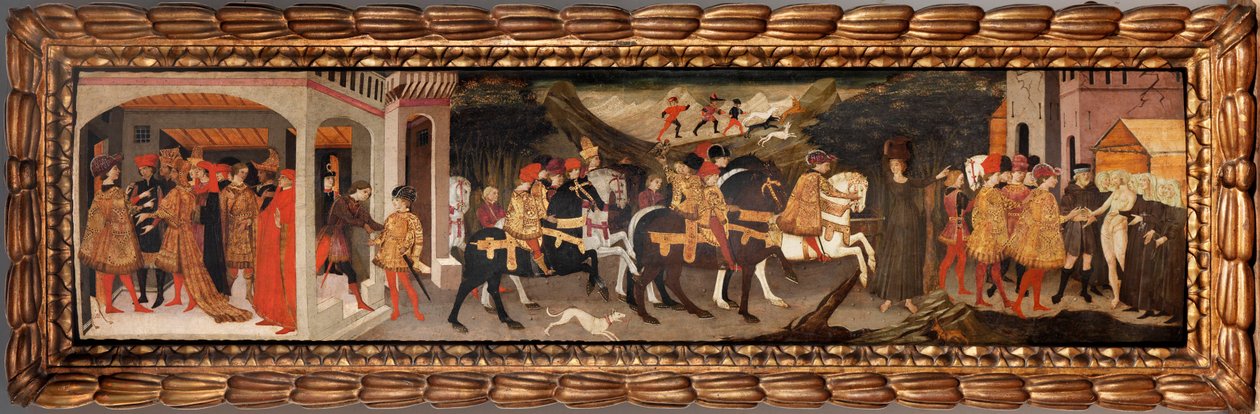 A história de Griselda, c. 1440 de Apollonio di Giovanni di Tommaso