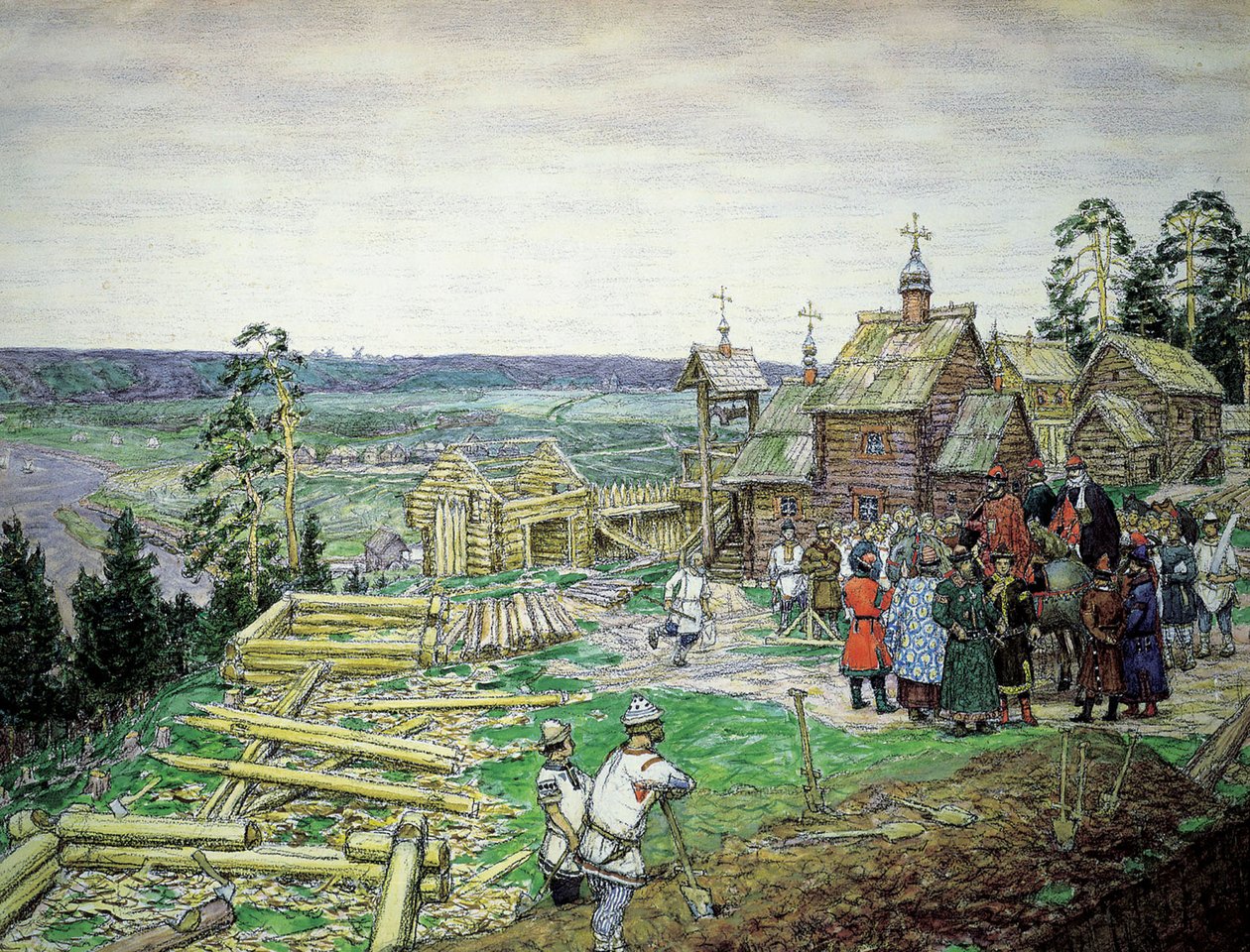 A Fundação do Kremlin de Moscou, 1156