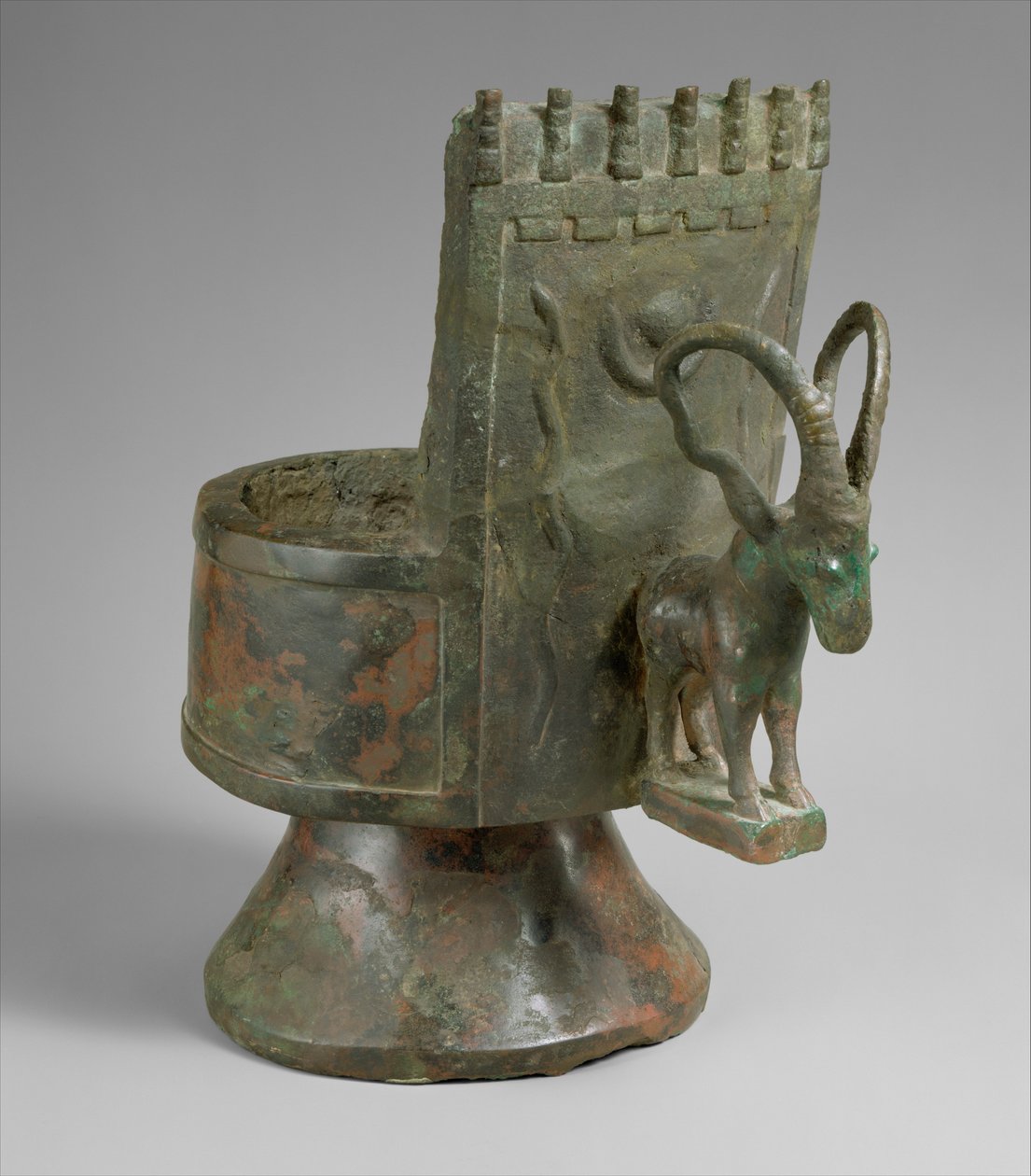 Queimador de incenso, c. meados do 1º milénio a.C. (bronze) de Arabian South