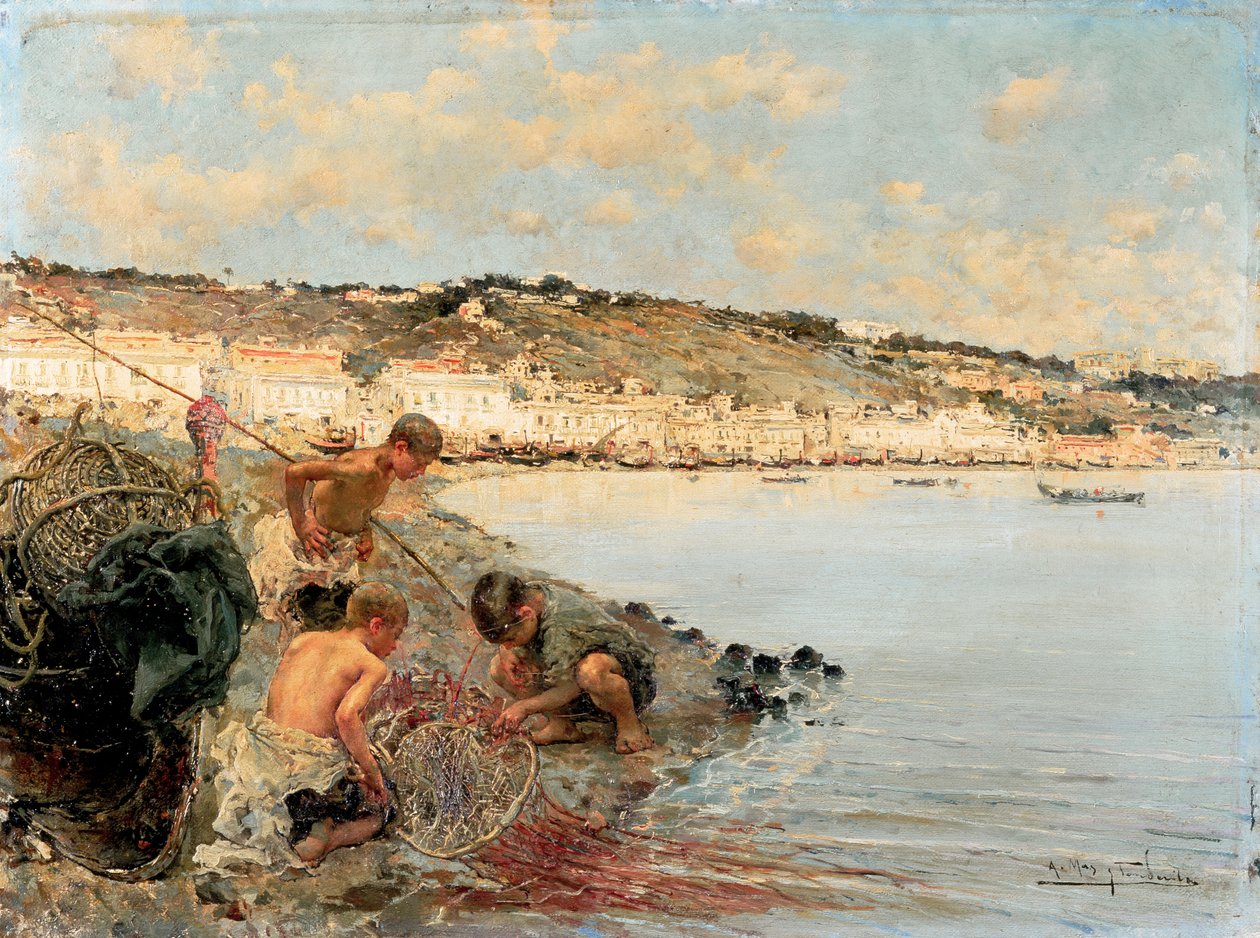 Remendo as Redes (pintura) de Arcadi Mas i Fondevila