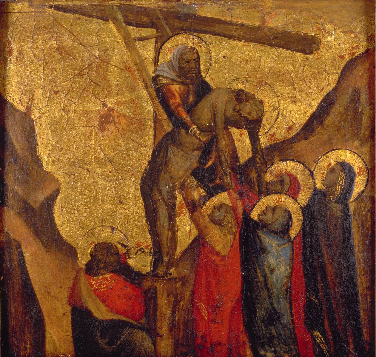 A Deposição de Cristo da Cruz (painel) de Arcangelo di Cola da Camerino