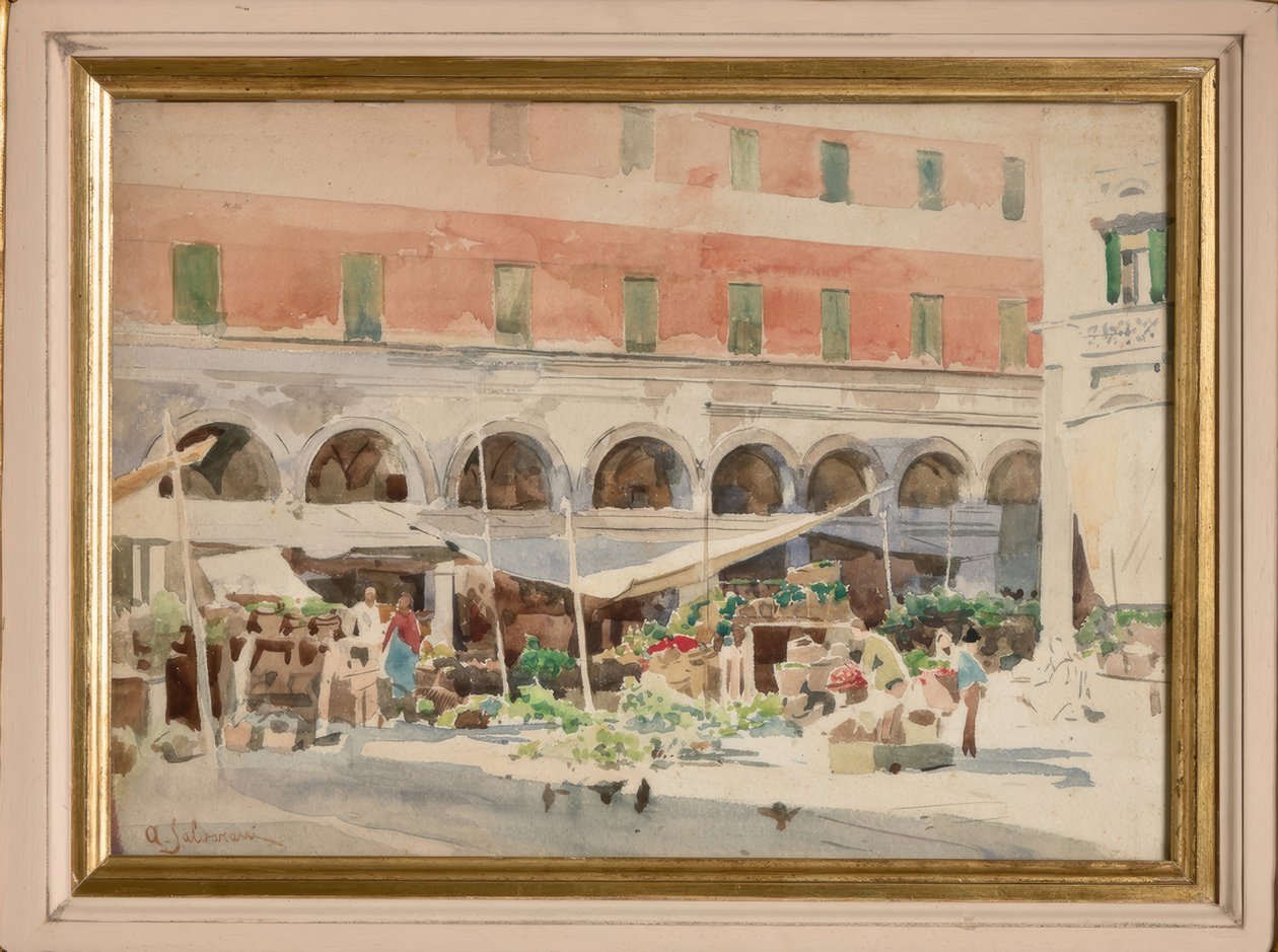 Mercado de frutas de Arcangelo Salvarani