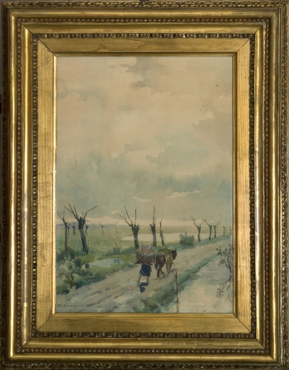 Paisagem com pessoas de Arcangelo Salvarani