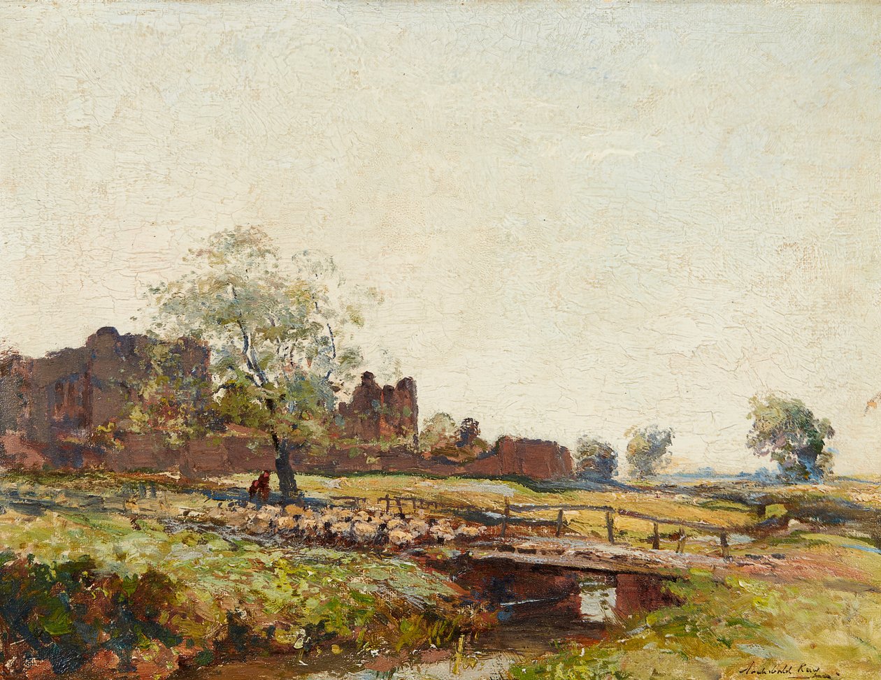 Castelo Kenilworth (petróleo a bordo) de Archibald Kay