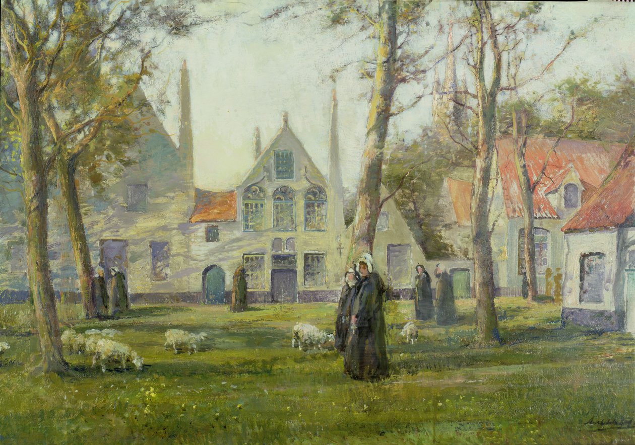 A Beguinage, Bruges de Archibald Kay