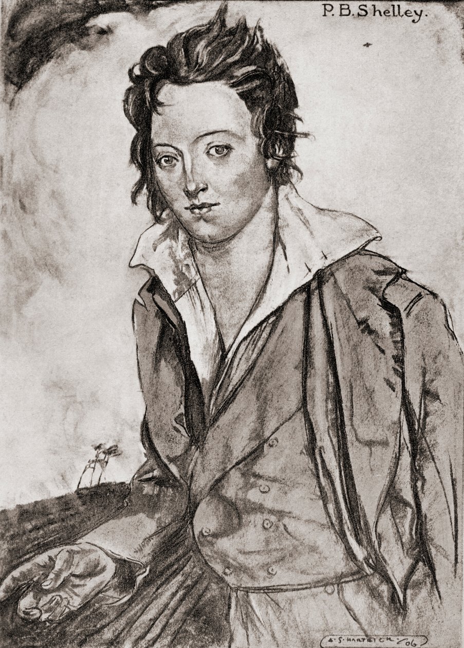 Percy Bysshe Shelley de Archibald Standish Hartrick