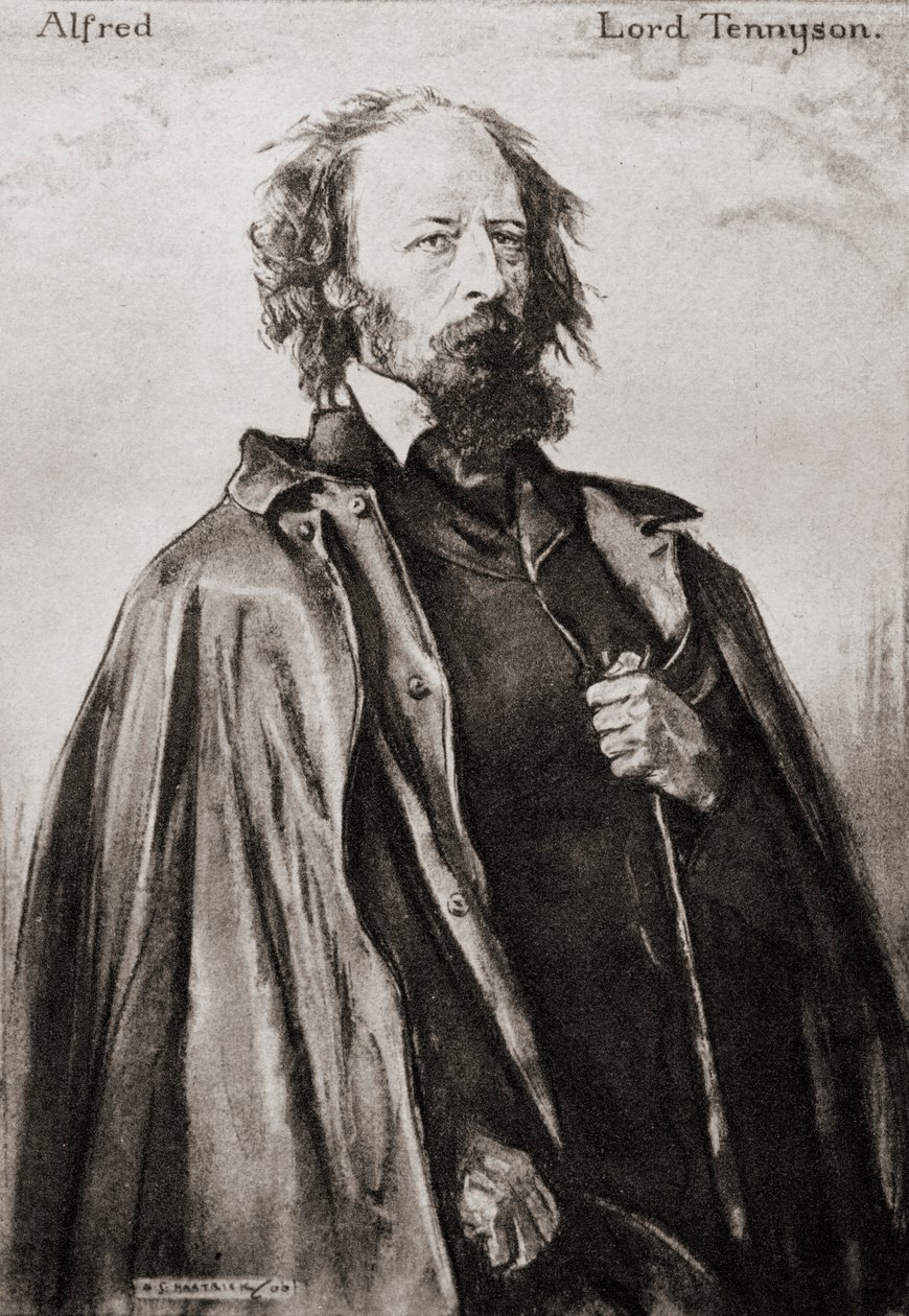 Tennyson (de Aldworth e Freshwater) Alfred Tennyson de Archibald Standish Hartrick