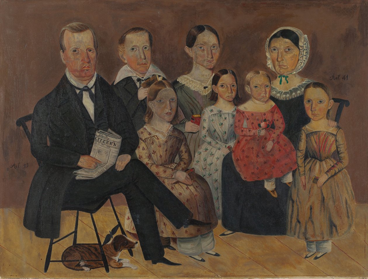 Retrato da Família John J. Wagner de Archie Thompson