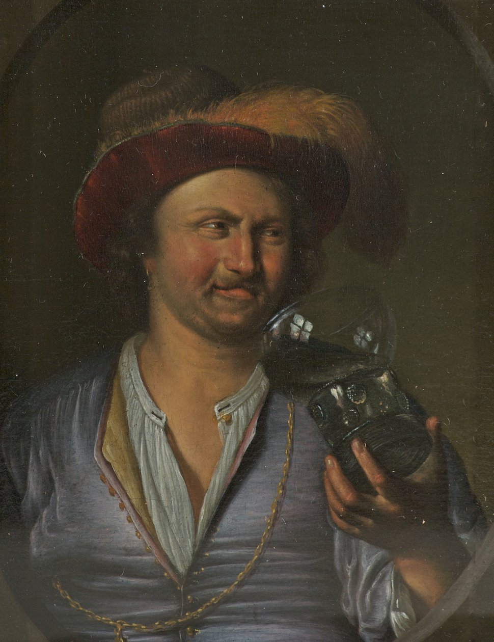 Retrato de um homem, c.1672-74 de Arie de Vois